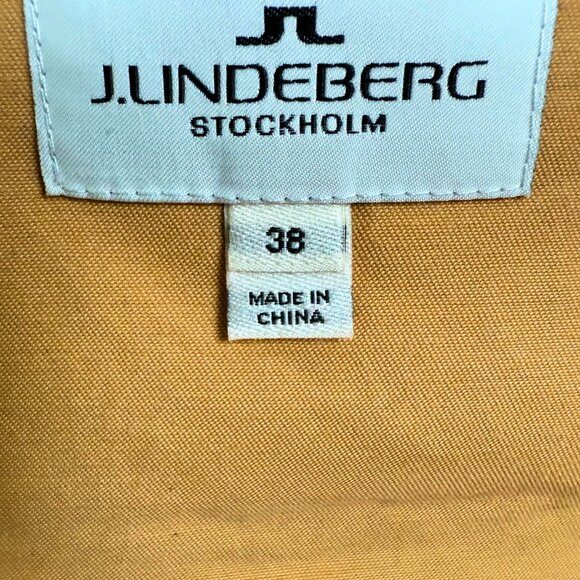 J. LINDEBERG Swedish Designer Trench Coat - Camel/Tan - Size 38 - Timeless Style - Picture 11 of 14